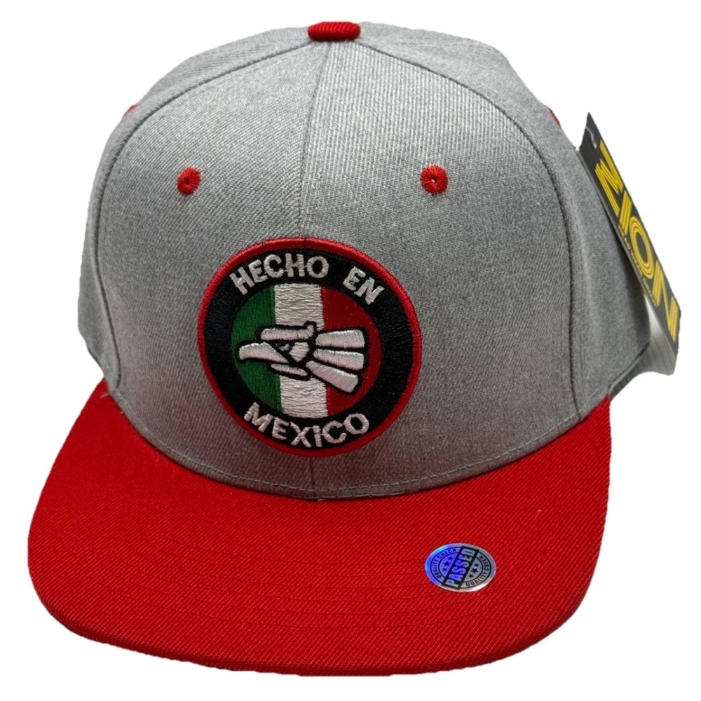 Hecho En Mexico , SnapBack hat Eagle flag, flat bill baseball cap